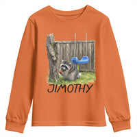 Jimothy Raccoon Youth Sweatshirt Cute Seattle Trash Panda Viral Meme