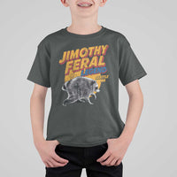 Vintage Jimothy Raccoon T Shirt For Kid Feral Legend Seattle WA Trash Panda Meme