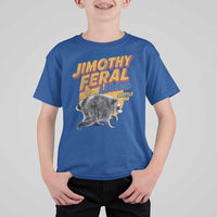 Vintage Jimothy Raccoon T Shirt For Kid Feral Legend Seattle WA Trash Panda Meme