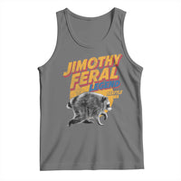 Vintage Jimothy Raccoon Tank Top Feral Legend Seattle WA Trash Panda Meme
