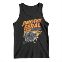 Vintage Jimothy Raccoon Tank Top Feral Legend Seattle WA Trash Panda Meme
