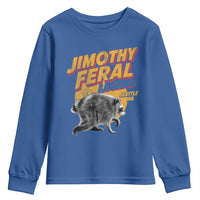 Vintage Jimothy Raccoon Youth Sweatshirt Feral Legend Seattle WA Trash Panda Meme