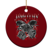 Jimothy Raccoon Ceramic Ornament Vintage 90s Bootleg Rap Style Funny Meme