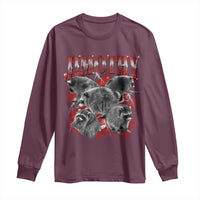 Jimothy Raccoon Long Sleeve Shirt Vintage 90s Bootleg Rap Style Funny Meme