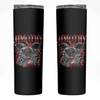 Jimothy Raccoon Skinny Tumbler Vintage 90s Bootleg Rap Style Funny Meme