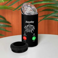 Jimothy Calling Phone Call Seattle Raccoon 4 in 1 Can Cooler Tumbler