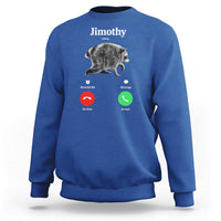 Jimothy Calling Phone Call Seattle Raccoon Sweatshirt