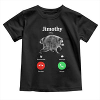 Jimothy Calling Phone Call Seattle Raccoon Toddler T Shirt