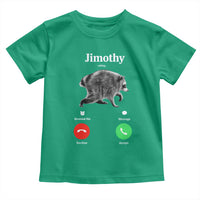 Jimothy Calling Phone Call Seattle Raccoon Toddler T Shirt