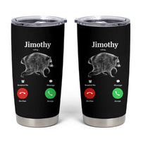 Jimothy Calling Phone Call Seattle Raccoon Tumbler Cup