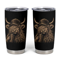Highland Cow Funny Cute Coffee Lover Graphic Tumbler Cup