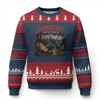 Vintage Jimothy Seattle Wildlife Raccoon Meme Ugly Christmas Sweater