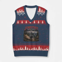 Vintage Jimothy Seattle Wildlife Raccoon Meme V-Neck Knit Sweater Vest