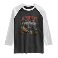 Vintage Jimothy Seattle Wildlife Raccoon Meme Raglan Shirt