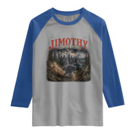Vintage Jimothy Seattle Wildlife Raccoon Meme Raglan Shirt