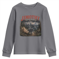 Vintage Jimothy Seattle Wildlife Raccoon Meme Youth Sweatshirt