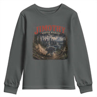 Vintage Jimothy Seattle Wildlife Raccoon Meme Youth Sweatshirt