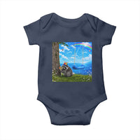 Jimothy Raccoon Dreamcore Baby Onesie Seattle Trash Panda Gen Z Humor Rainbow Aesthetic