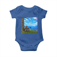 Jimothy Raccoon Dreamcore Baby Onesie Seattle Trash Panda Gen Z Humor Rainbow Aesthetic
