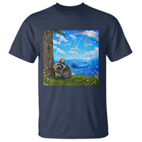 Jimothy Raccoon Dreamcore T Shirt Seattle Trash Panda Gen Z Humor Rainbow Aesthetic