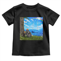 Jimothy Raccoon Dreamcore Toddler T Shirt Seattle Trash Panda Gen Z Humor Rainbow Aesthetic