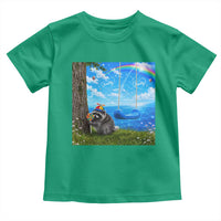 Jimothy Raccoon Dreamcore Toddler T Shirt Seattle Trash Panda Gen Z Humor Rainbow Aesthetic