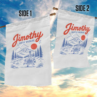 Jimothy Seattle Raccoon Garden Flag Vintage Graphic Viral Short Spine Trash Panda Wildlife