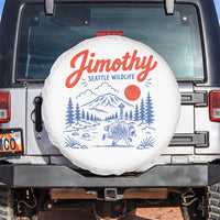 Jimothy Seattle Raccoon Spare Tire Cover Vintage Graphic Viral Short Spine Trash Panda Wildlife