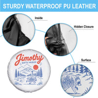 Jimothy Seattle Raccoon Spare Tire Cover Vintage Graphic Viral Short Spine Trash Panda Wildlife