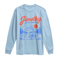 Jimothy Seattle Raccoon Long Sleeve Shirt Vintage Graphic Viral Short Spine Trash Panda Wildlife