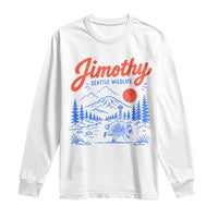 Jimothy Seattle Raccoon Long Sleeve Shirt Vintage Graphic Viral Short Spine Trash Panda Wildlife
