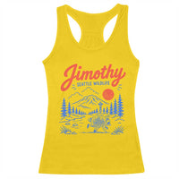 Jimothy Seattle Raccoon Racerback Tank Top Vintage Graphic Viral Short Spine Trash Panda Wildlife