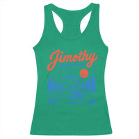 Jimothy Seattle Raccoon Racerback Tank Top Vintage Graphic Viral Short Spine Trash Panda Wildlife