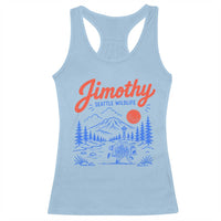Jimothy Seattle Raccoon Racerback Tank Top Vintage Graphic Viral Short Spine Trash Panda Wildlife