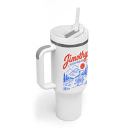 Jimothy Seattle Raccoon Tumbler With Handle Vintage Graphic Viral Short Spine Trash Panda Wildlife