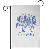 Jimothy Viral Raccoon Garden Flag Funny Trash Panda Wildlife