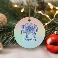 Jimothy Viral Raccoon Ceramic Ornament Funny Trash Panda Wildlife