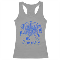Jimothy Viral Raccoon Racerback Tank Top Funny Trash Panda Wildlife