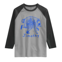 Jimothy Viral Raccoon Raglan Shirt Funny Trash Panda Wildlife