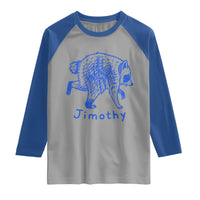 Jimothy Viral Raccoon Raglan Shirt Funny Trash Panda Wildlife