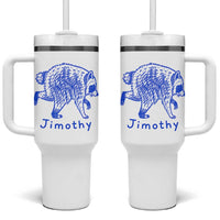 Jimothy Viral Raccoon Tumbler With Handle Funny Trash Panda Wildlife