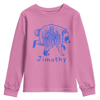 Jimothy Viral Raccoon Youth Sweatshirt Funny Trash Panda Wildlife
