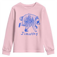 Jimothy Viral Raccoon Youth Sweatshirt Funny Trash Panda Wildlife