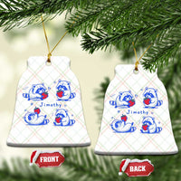Funny Jimothy Viral Raccoon Ceramic Ornament Cute Baby Trash Panda Strawberry