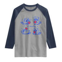 Funny Jimothy Viral Raccoon Raglan Shirt Cute Baby Trash Panda Strawberry