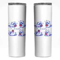 Funny Jimothy Viral Raccoon Skinny Tumbler Cute Baby Trash Panda Strawberry