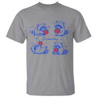 Funny Jimothy Viral Raccoon T Shirt Cute Baby Trash Panda Strawberry