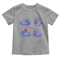 Funny Jimothy Viral Raccoon Toddler T Shirt Cute Baby Trash Panda Strawberry