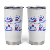 Funny Jimothy Viral Raccoon Tumbler Cup Cute Baby Trash Panda Strawberry