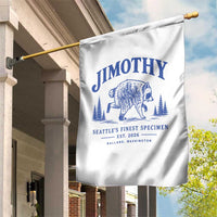 Jimothy Viral Raccoon From Seattle Garden Flag Funny Trash Panda Wildlife Seattle Feral Legend